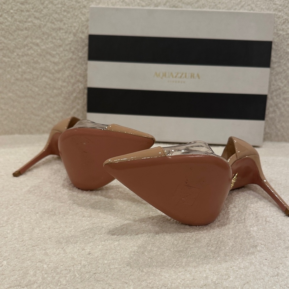 Aquazzura Powder Pink Patent Leather Pumps - Picture 5 of 7